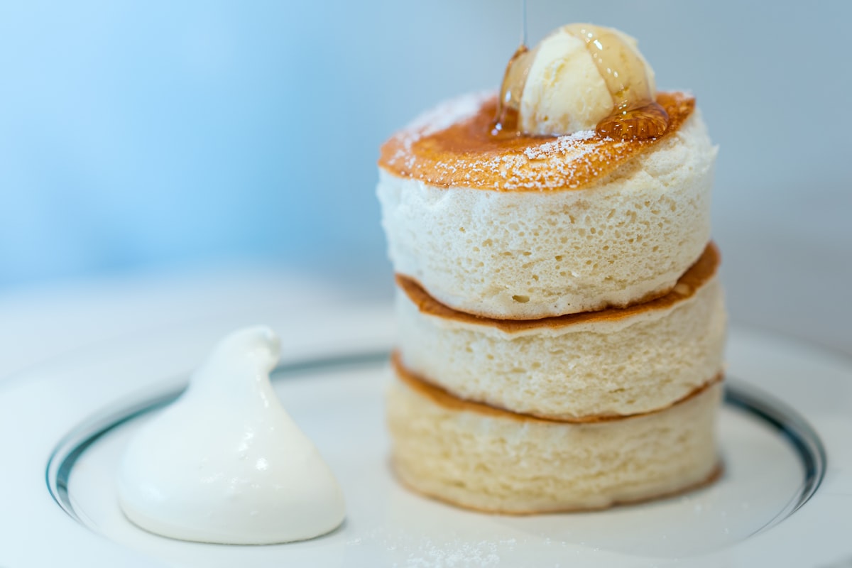もふもふスフレパンケーキ