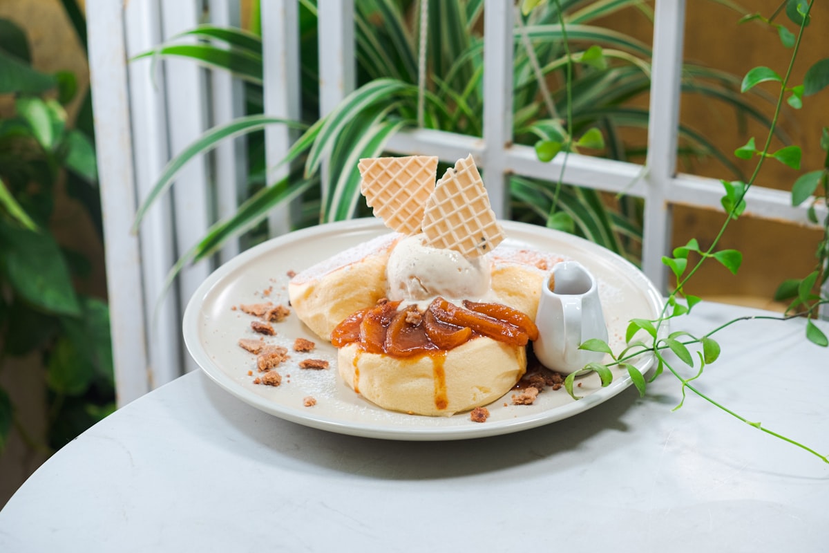 森のパンケーキプレート